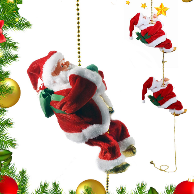 ( 🎉Early Christmas Promotion-50% OFF🎄 )Santa Claus Musical Climbing Rope - Familysplace™
