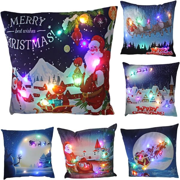 2024 Christmas LED Cushion Cover (45 cm)