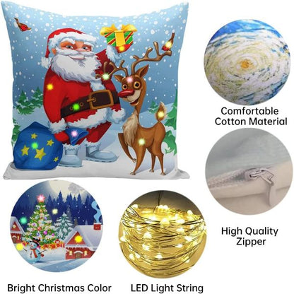 2024 Christmas LED Cushion Cover (45 cm)