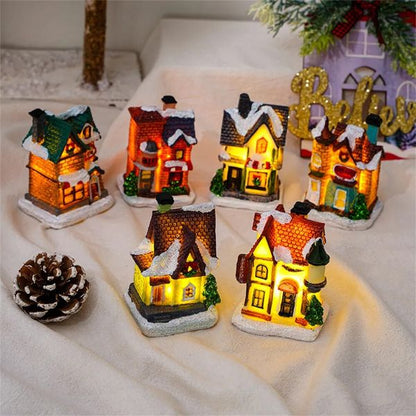 Christmas Tree LED Cottage House