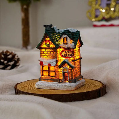 Christmas Tree LED Cottage House