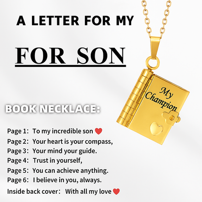 Book Necklace - The Family's Place