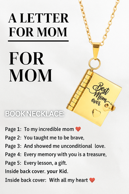 Book Necklace - The Family's Place