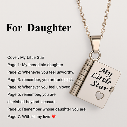 Book Necklace - The Family's Place