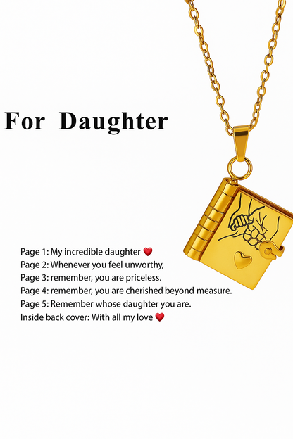 Book Necklace - The Family's Place