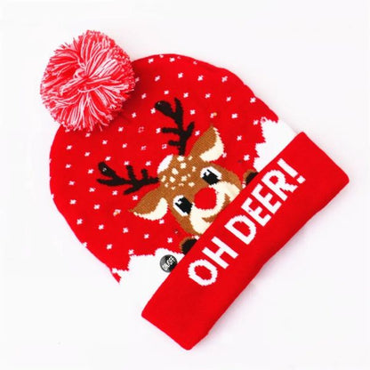 Christmas LED Beanie Knitted Cap