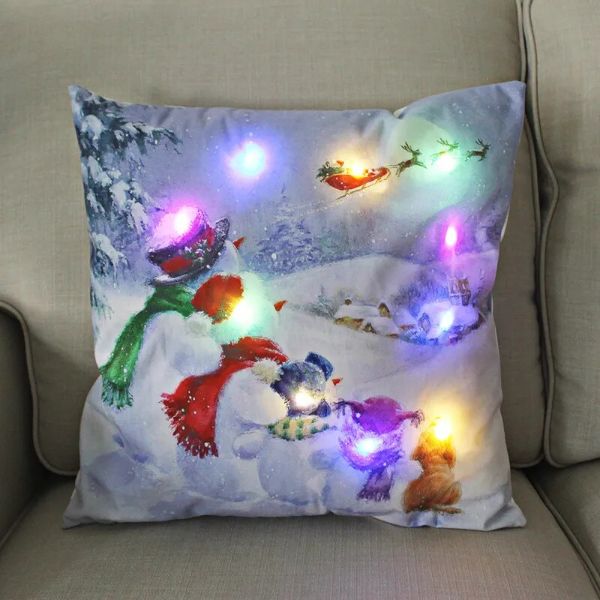 2024 Christmas LED Cushion Cover (45 cm)