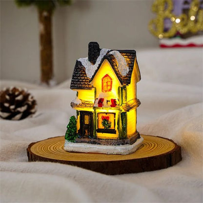 Christmas Tree LED Cottage House