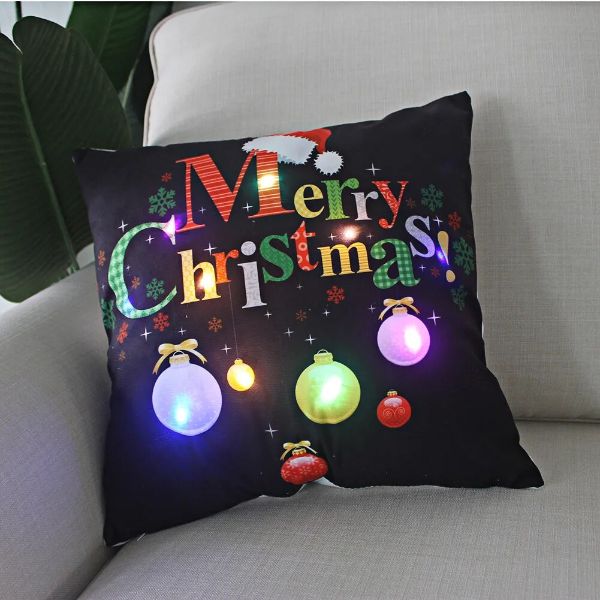 2024 Christmas LED Cushion Cover (45 cm)