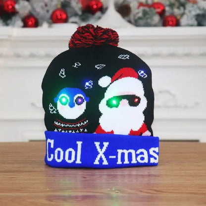 Christmas LED Beanie Knitted Cap