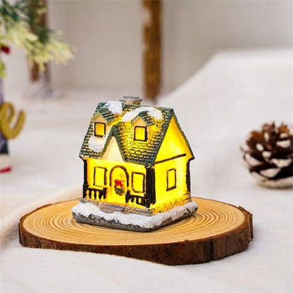 Christmas Tree LED Cottage House
