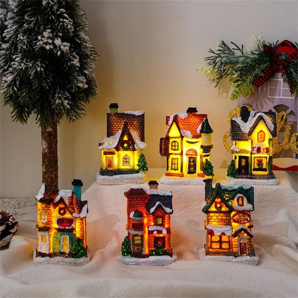 Christmas Tree LED Cottage House