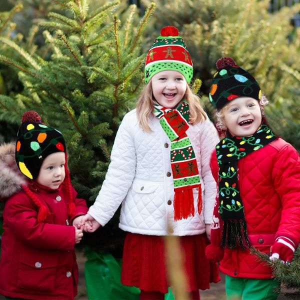 Christmas LED Beanie Knitted Cap