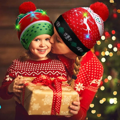 Christmas LED Beanie Knitted Cap
