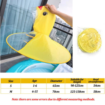 Children's Raincoat - Duck UFO Kids Rain Cover
