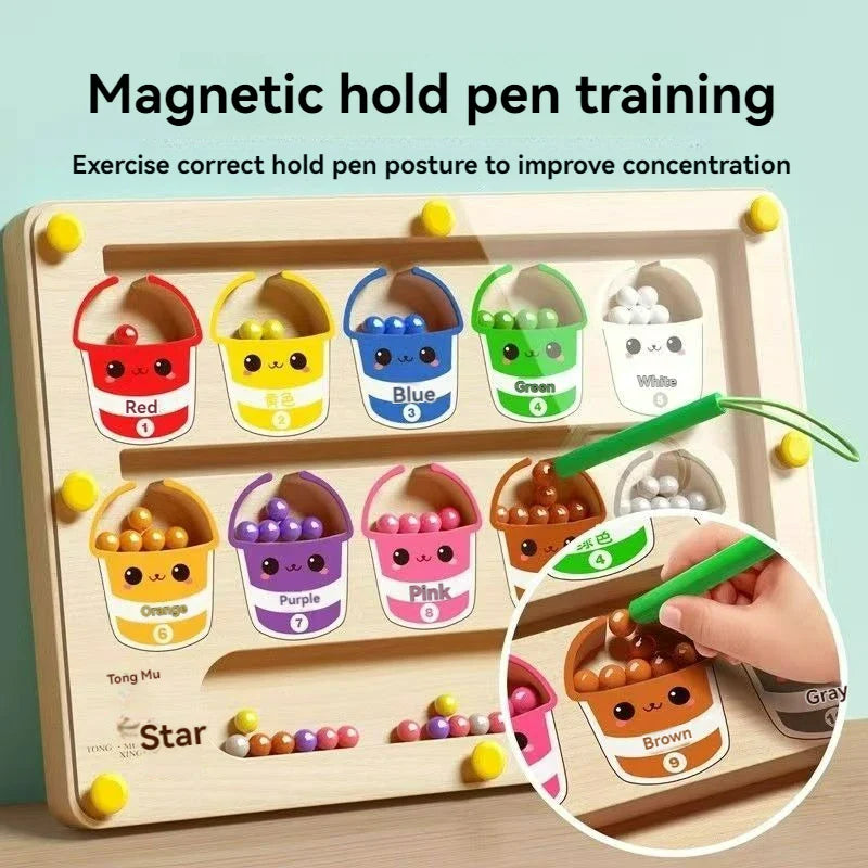Children's Magnetic Maze - Early Education Puzzle