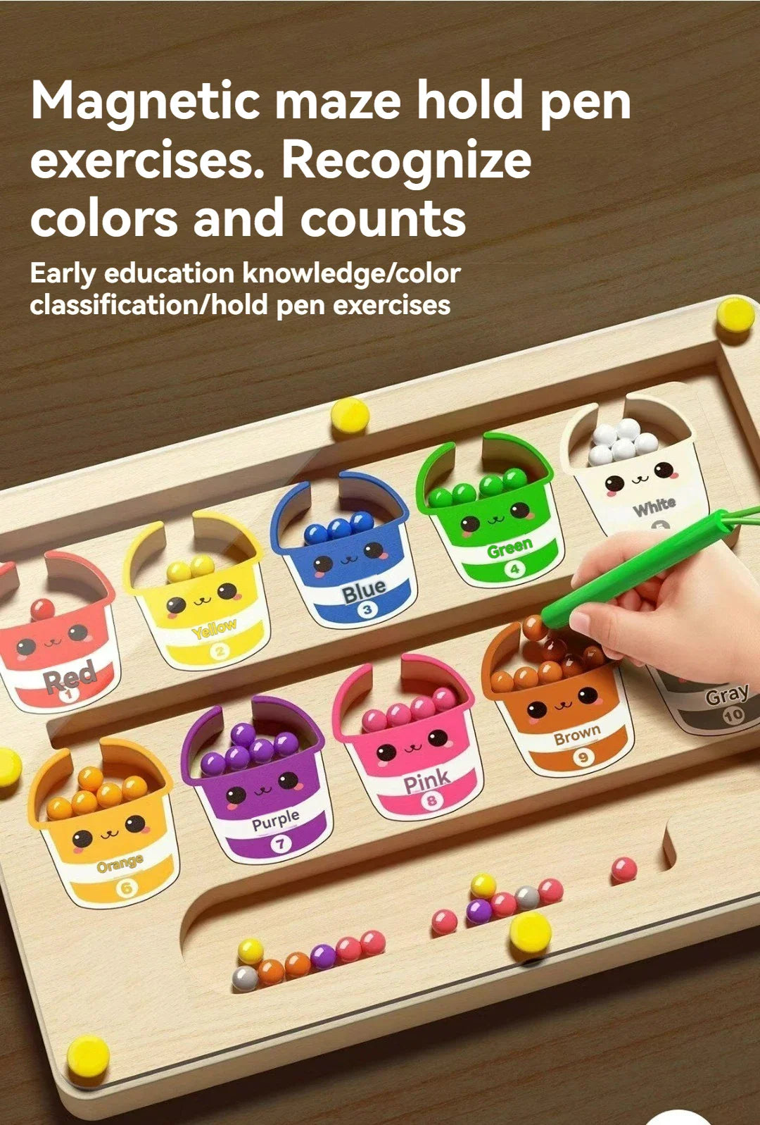 Children's Magnetic Maze - Early Education Puzzle