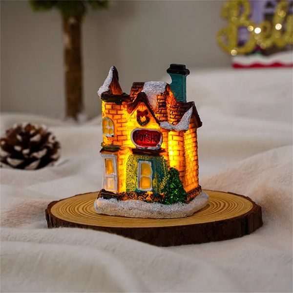 Christmas Tree LED Cottage House