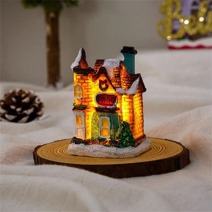 Christmas Tree LED Cottage House