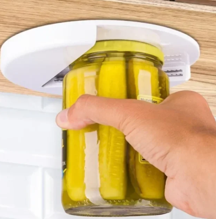 Under-Table Can Opener and Jar Opener
