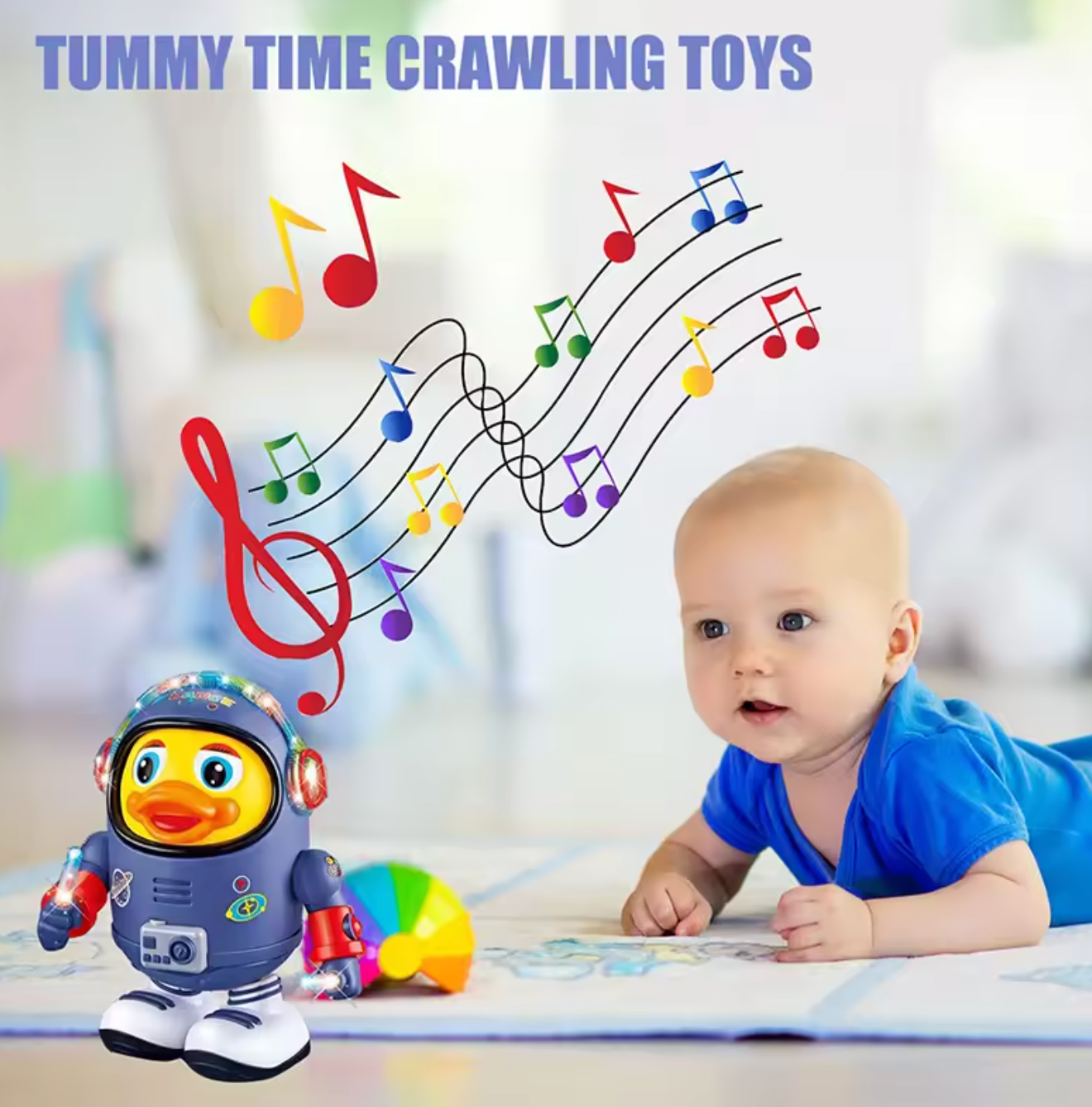Space Duck Baby Musical Toy