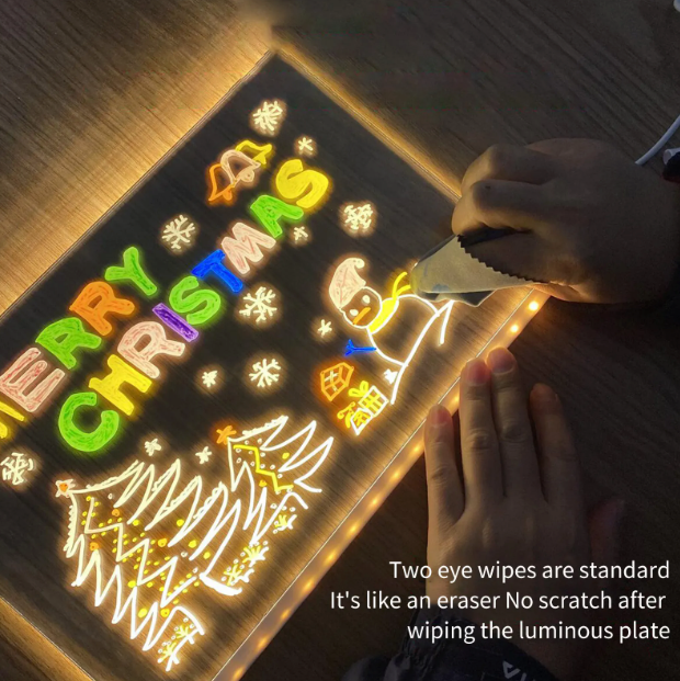 🌟 Glowing LED Drawing Board for Kids -Familysplace™