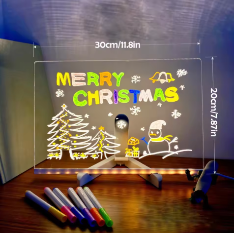 🌟 Glowing LED Drawing Board for Kids -Familysplace™