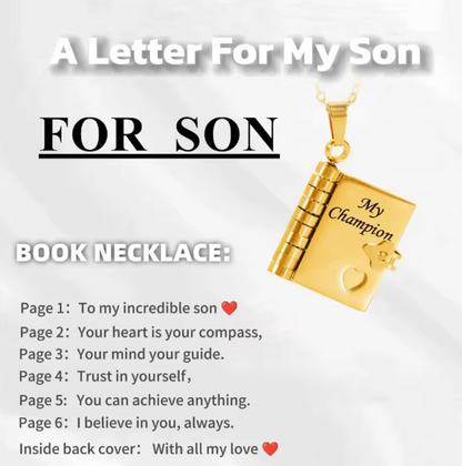 Book Necklace - The Family's Place