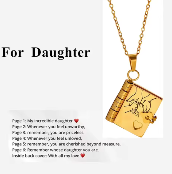 Book Necklace - The Family's Place