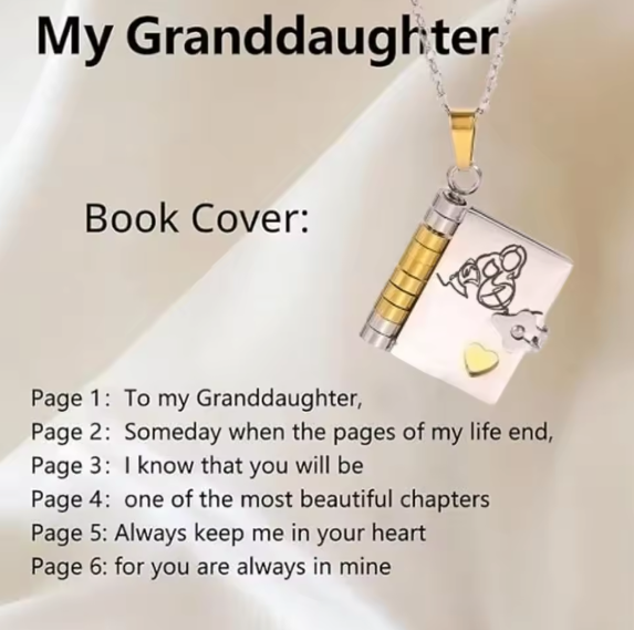 Book Necklace - The Family's Place