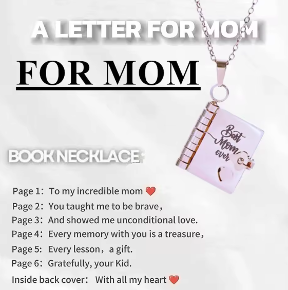 Book Necklace - The Family's Place
