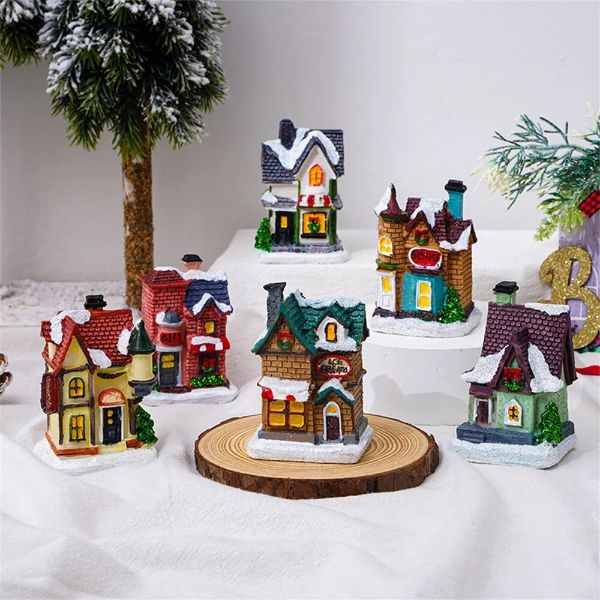 Christmas Tree LED Cottage House