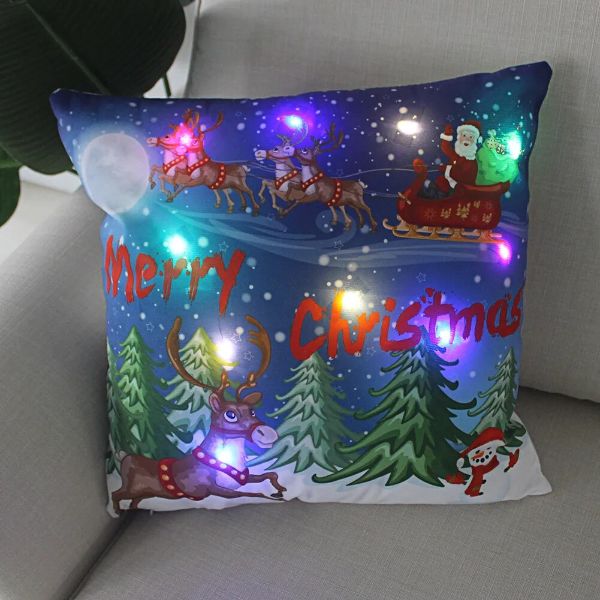 2024 Christmas LED Cushion Cover (45 cm)
