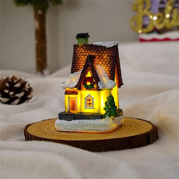 Christmas Tree LED Cottage House