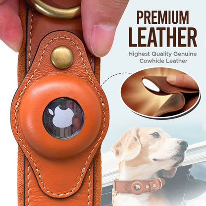 Leather AirTag Collar