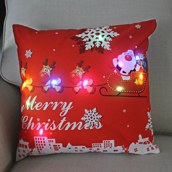2024 Christmas LED Cushion Cover (45 cm)