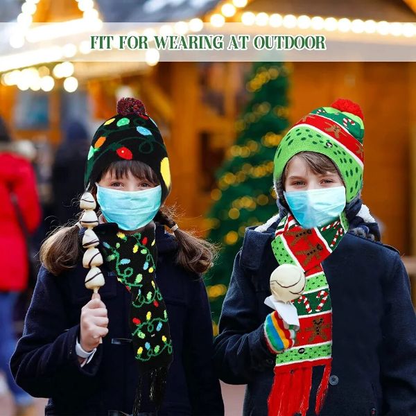 Christmas LED Beanie Knitted Cap