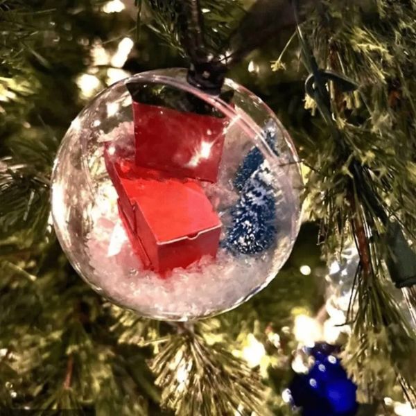 2024 Funny Christmas Tree Box & LED Ornament