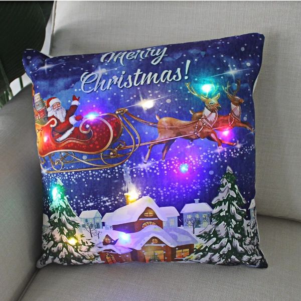2024 Christmas LED Cushion Cover (45 cm)