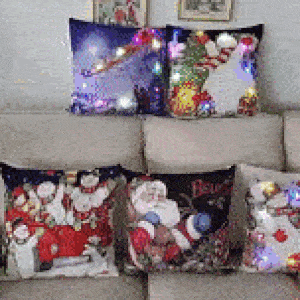 2024 Christmas LED Cushion Cover (45 cm)
