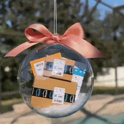 2024 Funny Christmas Tree Box & LED Ornament