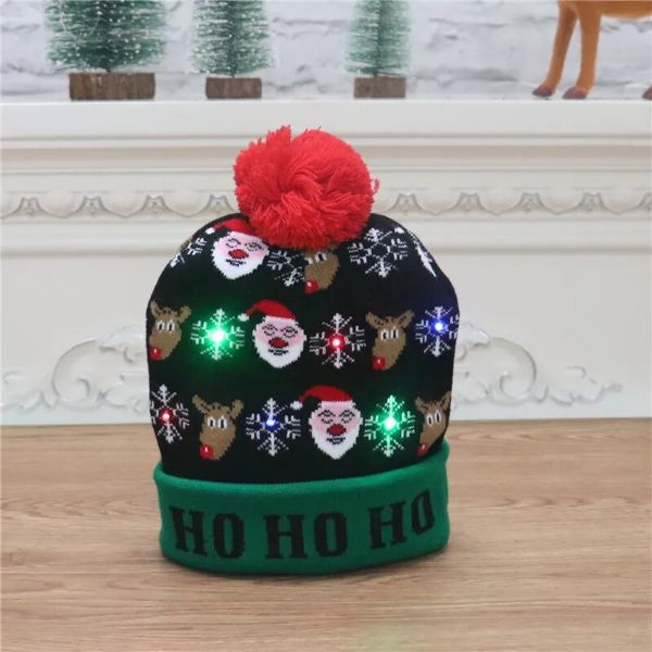 Christmas LED Beanie Knitted Cap