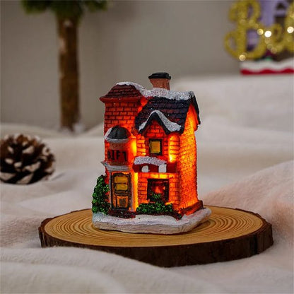 Christmas Tree LED Cottage House