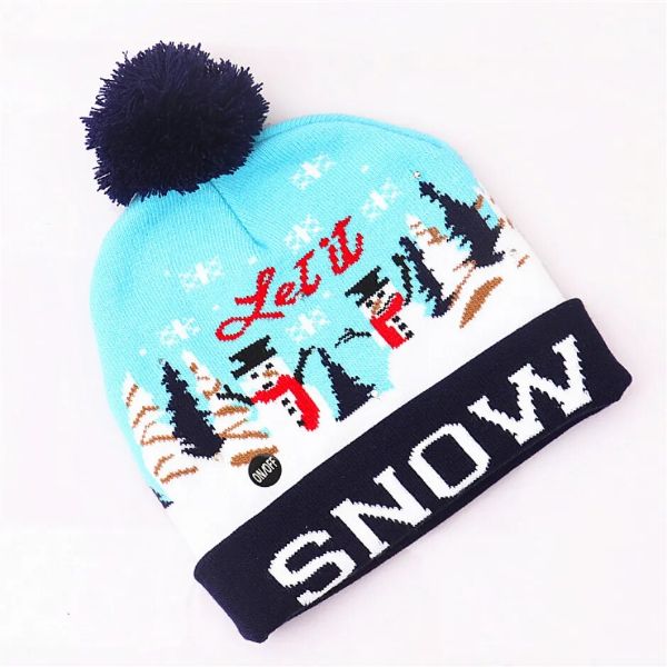 Christmas LED Beanie Knitted Cap