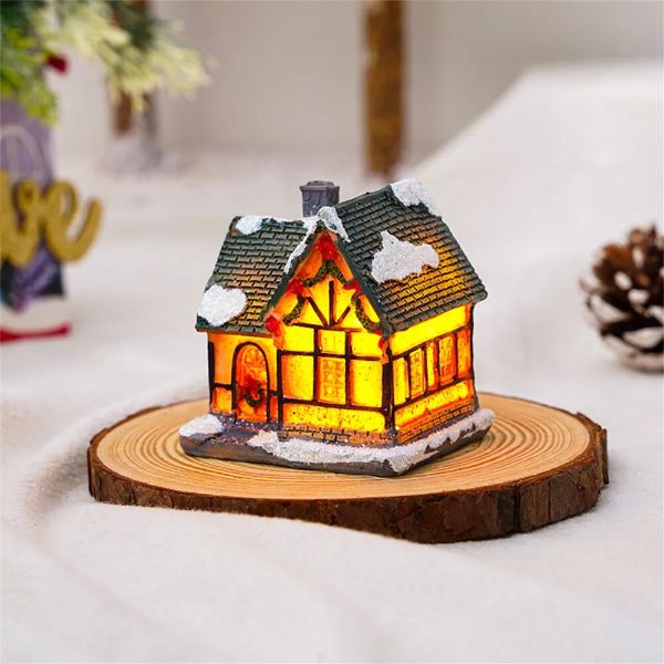 Christmas Tree LED Cottage House