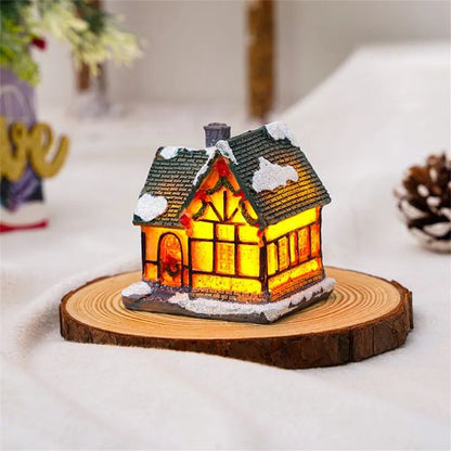 Christmas Tree LED Cottage House