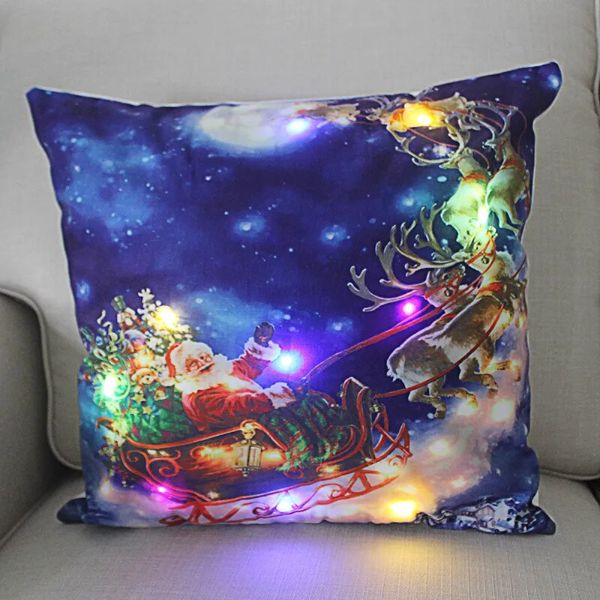 2024 Christmas LED Cushion Cover (45 cm)
