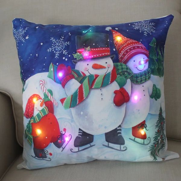 2024 Christmas LED Cushion Cover (45 cm)