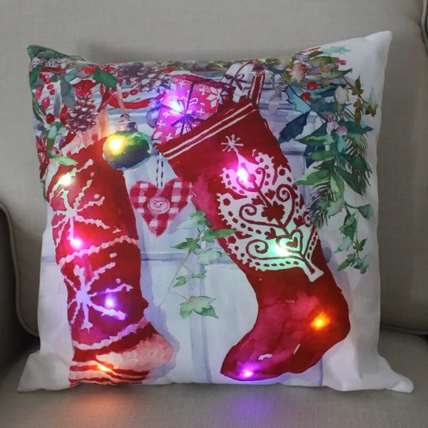 2024 Christmas LED Cushion Cover (45 cm)